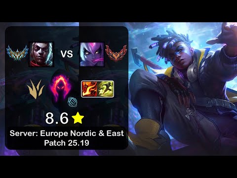 Ekko Jungle vs Evelynn - EUNE Challenger - Patch 25.19