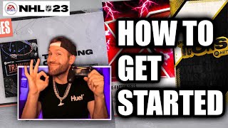 HOW TO GET STARTED IN NHL 23 HUT | WHAT TO DO FIRST