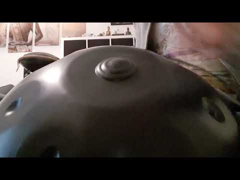 HANDPAN  ONLINE | HANDPAN SHOP | Vibe Handpan D Minor 440Hz nitriert 7+1 schwarz