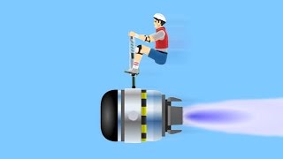 WORLD'S MOST IMPOSSIBLE POGO LEVEL! (Happy Wheels #62)