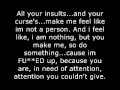 Staind - For you (LYRICS).