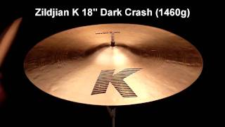 Video thumbnail for Zildjian K 18" Dark Crash (1460g) by Boston Drum Center