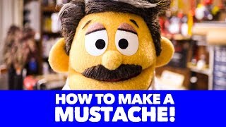 How to Make a Mustache for your Puppet! **Plus Sewing Tips!**
