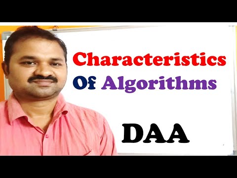 Characteristics of Algorithm