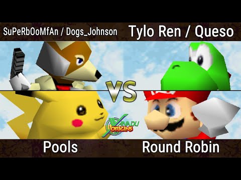 Xanadu Origins - SuPeRbOoMfAn & Dogs Johnson Vs. Tylo Ren & Queso - Smash Bros - SSB64