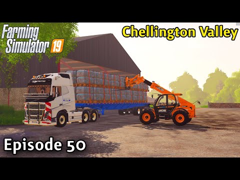 FS19 Timelapse - Chellington Valley Seasons Yr4 Ep 50 A FULL LOAD OF WOOL