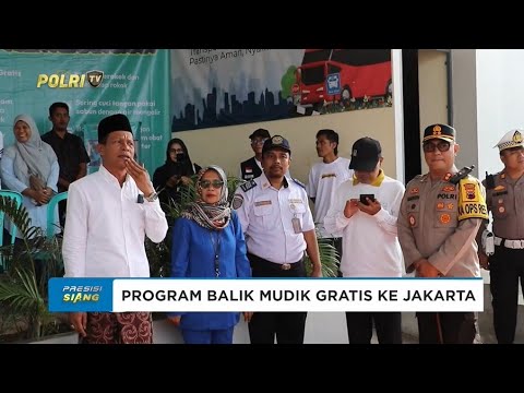 POLRES KEBUMEN MELEPAS PEMUDIK PROGRAM BALIK GRATIS KE JAKARTA