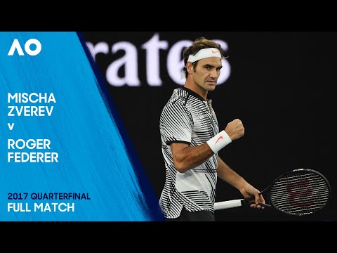 Mischa Zverev v Roger Federer Full Match | Australian Open 2017 Quarterfinal