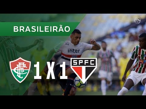 FLUMINENSE 1 X 1 SÃO PAULO - 29/04 - BRASILEIRÃO 2018