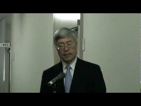 本橋研究科長あいさつ【22.5.11　秋田大、法医科学講座にCT導入】