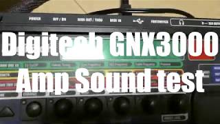 Video thumbnail for Digitech GNX3000 AMP Sound Test by Tone Works
