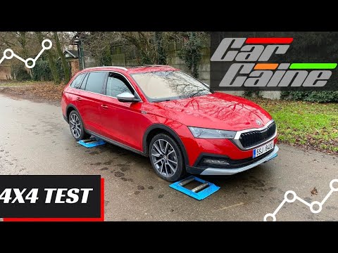 Škoda Octavia Scout 2020 4x4 Test on Rollers- CarCaine