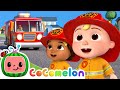 Wheels On The Fire Truck Heroes To The Rescue CoComelon Nursery Rhymes Kids Songs