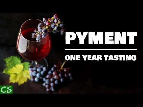 Pyment Mead One Year Tasting