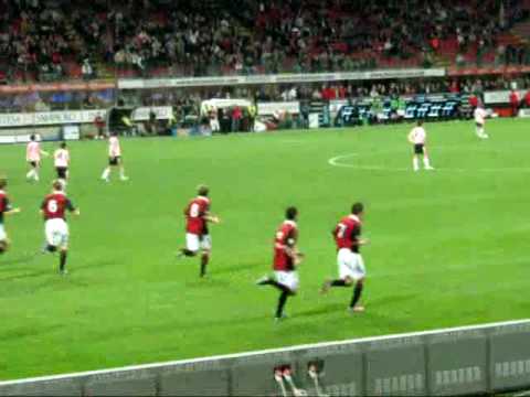 Esultanza al gol di Zigoni Milan-Palermo primavera 14 Aprile 2010