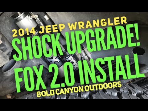 Fox 2.0 Performance Series Reservoir Shocks Install! 2014 Jeep Wrangler Rubicon UPGRADE BCO Garage