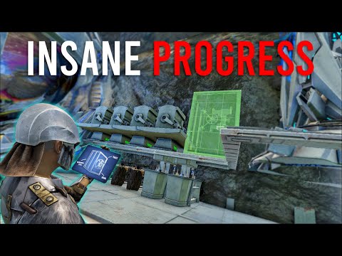 INSANE Base Progress Day 1 On ARK