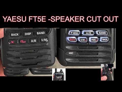 YAESU FT5 YAESU FT3 -SPEAKER CUT OUTS ??