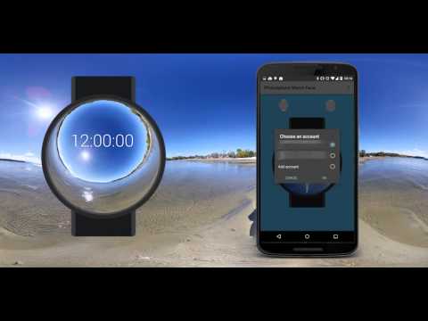 PhotoSphere Watch Face Video