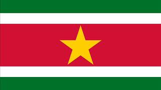 ♥ National Anthem of Suriname - God zij met ons Suriname / Surinaams Volkslied (Lyrics ►Description)