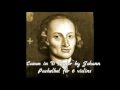 Canon in D Major for 6 violins - Johann Pachelbel