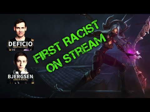 Nip Deficio - First Racist On Stream - (Bjergsen's Stream)