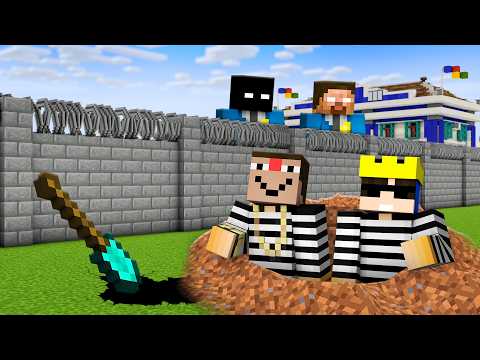 Rich vs Poor Prison Survival Battle in Minecraft..