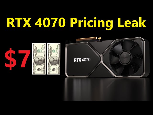The Nvidia RTX 4070 GPU could cost just $50 less than the Ti version
