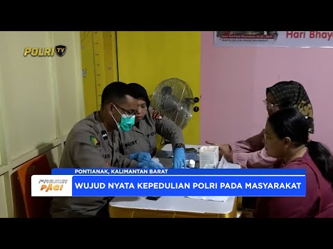 BAKTI KESEHATAN POLDA KALBAR, SAMBUT HARI BHAYANGKARA KE-79