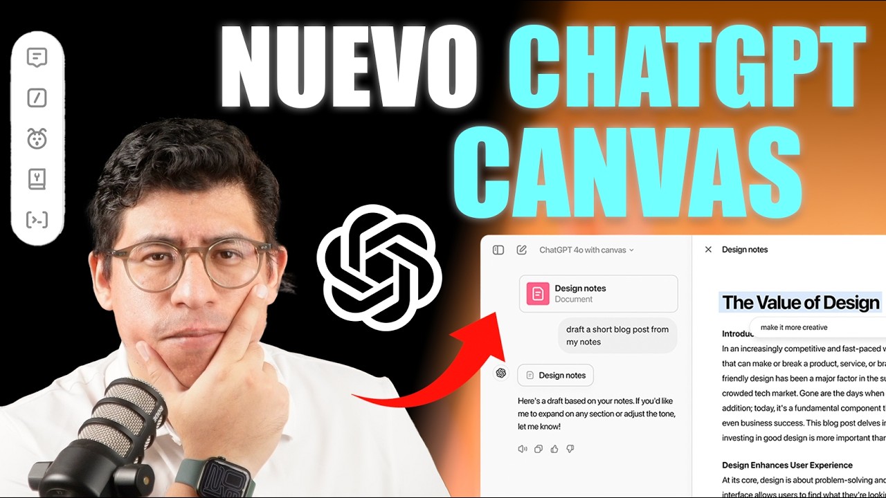 ¡El Nuevo ChatGPT Canvas es una Locura! 🤯 ¿Ya lo Probaste?