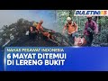 NAHAS PESAWAT INDONESIA Enam Lagi Mayat Ditemui 250 Meter Dari Puncak Bukit
