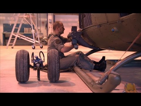 Schrauber in der Kälte