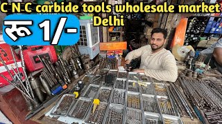 CNC carbide tools wholesale market delhi || carbide drill to