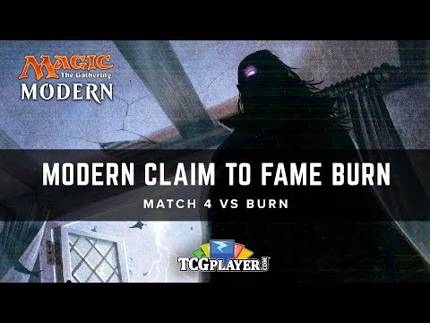 [MTG] Mining Modern - Claim to Fame Burn | Match 4 VS Burn