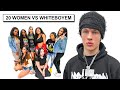 20 WOMEN VS 1 YOUTUBER: WHITEBOYEM