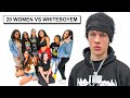 20 WOMEN VS 1 YOUTUBER WHITEBOYEM