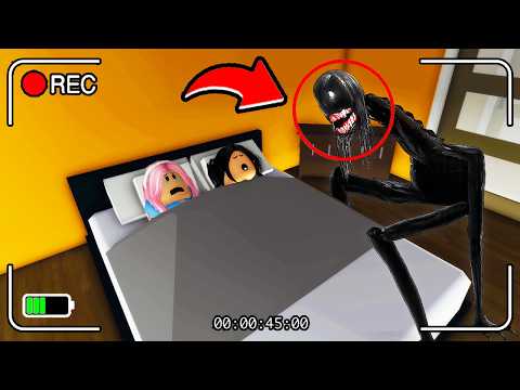 Something Creepy Is WATCHING US SLEEP in ROBLOX BROOKHAVEN RP!