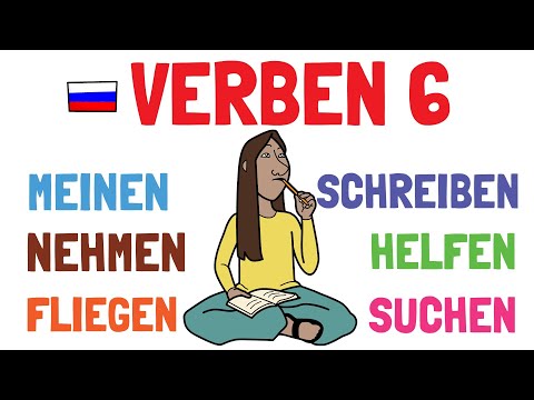 Verben 6 - Russisch in Eselsbrücken