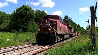 preview picture of video 'CRAZY 8's! CP 8888 at Martinville (27JUN2014)'