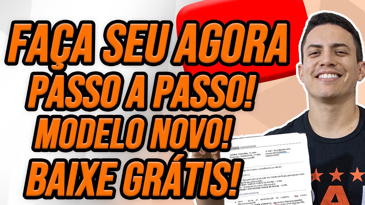 COMO FAZER UM BOM CURRÍCULO – COMO FAZER UM CURRÍCULO E SALVAR EM WORD OU PDF