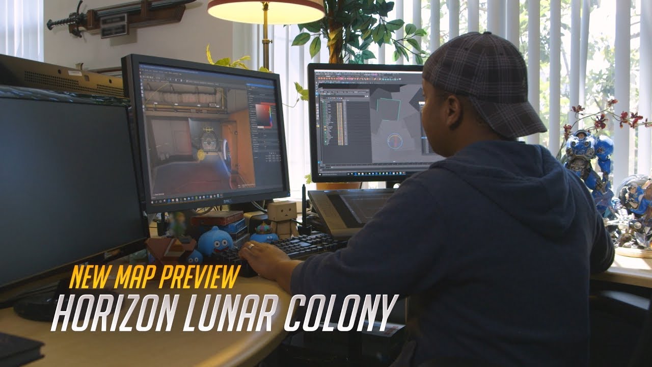 New Map Preview: Horizon Lunar Colony | Overwatch - YouTube