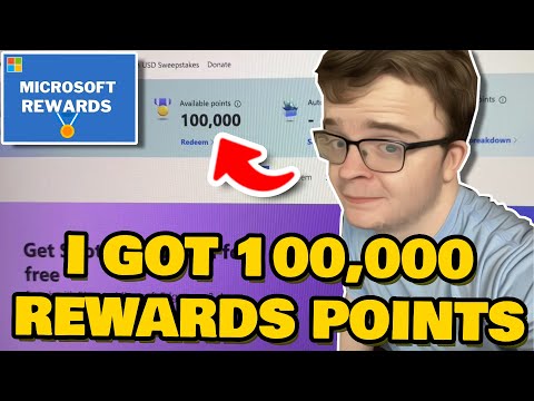Free Microsoft Rewards Points the EASY way 😍 How to get 100K Free Microsoft Rewards Points 2025