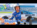 Race Car Song Brand New BLIPPI Racing Song Educational Songs For Kids