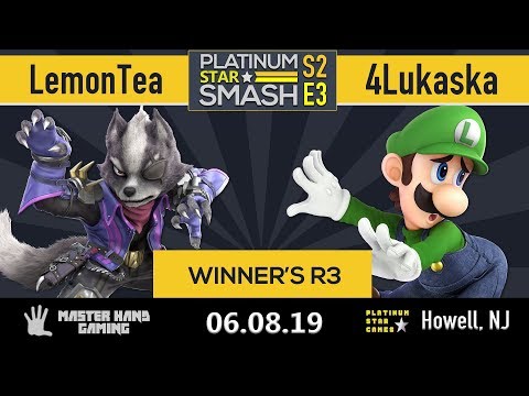 Platinum Star Smash S2:E3 - LemonTea (Wolf) vs 4Lukaska (Luigi) - Winner's R3