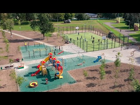 Новые спортивно-игровые площадки сделали в Гомеле видео