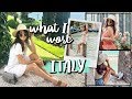 WHAT I WORE Summer Vacation Italy Outfits
