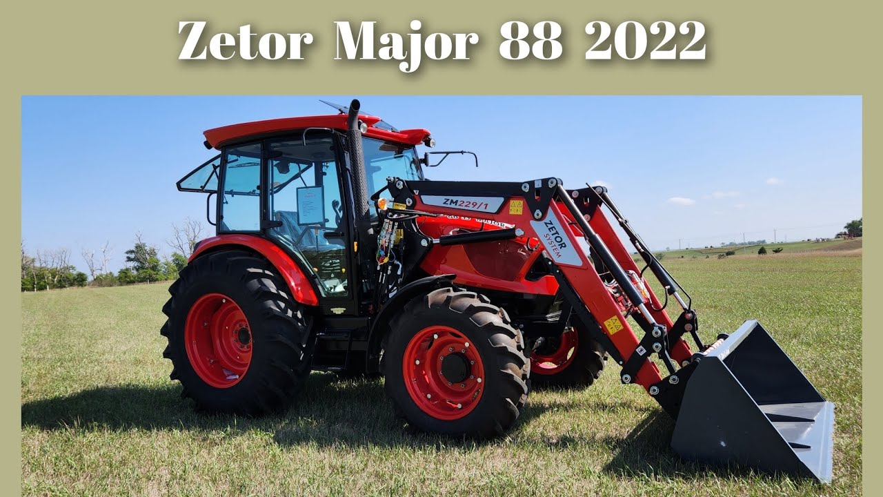 Better with Zetor!! 2022 Zetor Major 88 SS (Major 80 CL) Simple and Reliable!!!