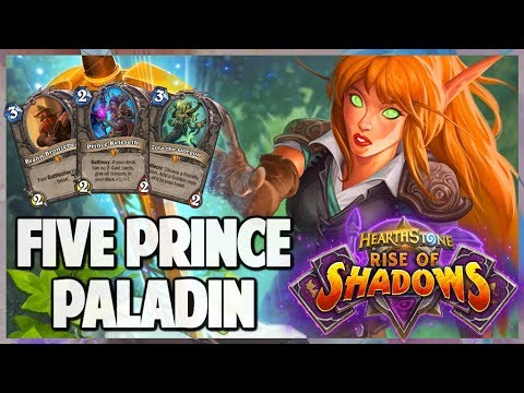 Five Prince Paladin | Journey into Wild 150 | Hearthstone | Rise of Shadows