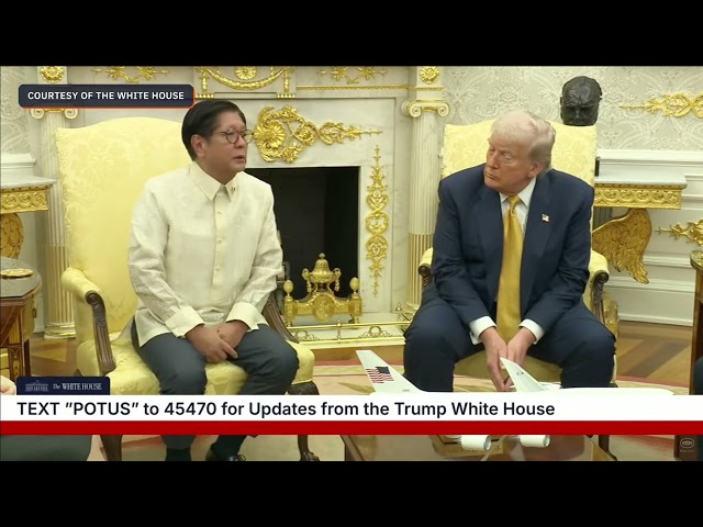 Ibinababa ni Trump ang taripa sa amin sa pH sa pamamagitan ng 1 point pagkatapos ng pulong ni Marcos