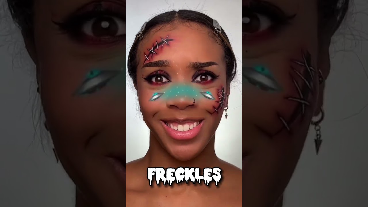 Tiktok Filters Pick My Halloween Makeup Tutorial | CUTE ✅ or FAIL?❌